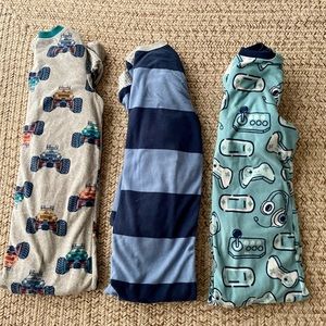Carters Boys size 10/10A fleece footie PJ bundle, Excellent Condition!